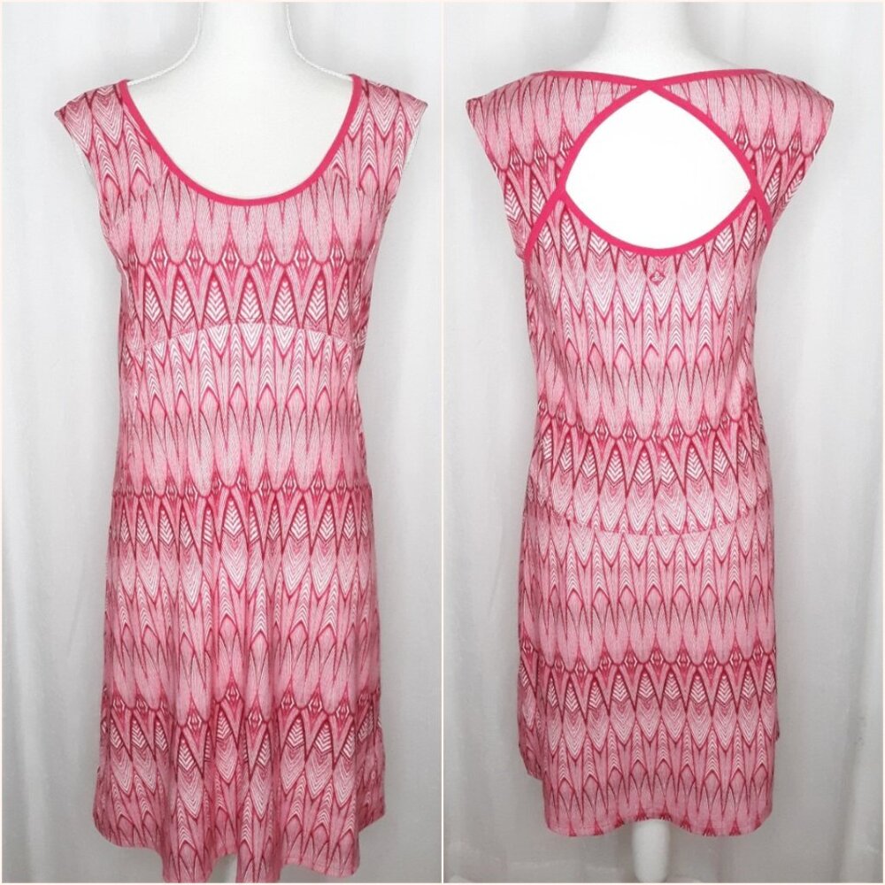 prAna Calico Dress in Azalea Feather